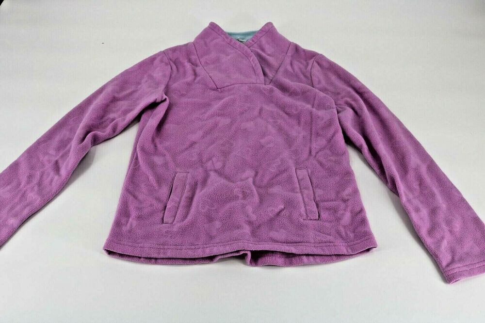 Old Navy Purple Fleece Athletic Pullover Sweatshirt Kid’s Youth Size Medium